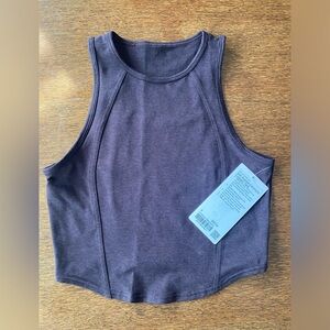 NWT Lululemon Soft Sueded Crewneck Cropped Tank
